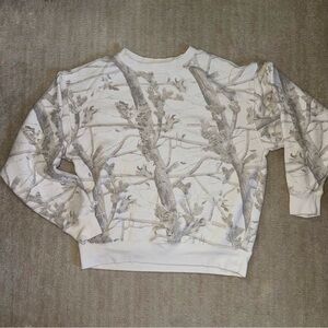 dairy boy woodland camo crewneck